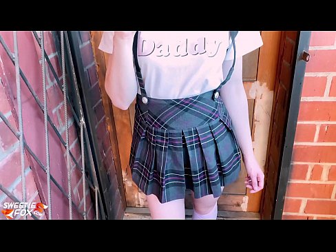❤️ A menina da escola chupa profundamente a piça e fode em vez de aulas. ❤️❌ Porno russo em nós ️❤