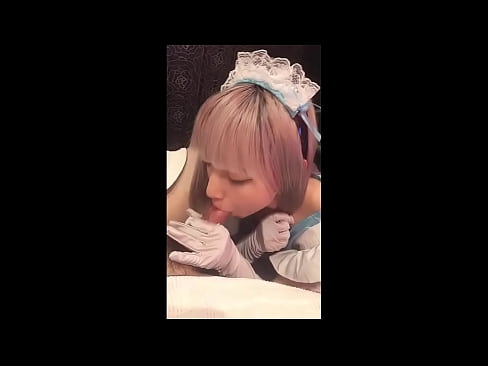 ❤️ Ídolo japonês [mayuka], roupa de empregada francesa, parte 1, broche e masturbação com loção ❤️❌ Porno russo em nós ️❤